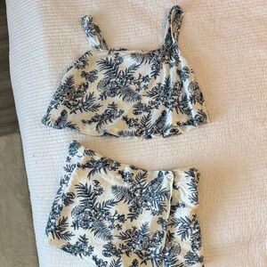 ILLA ILLA Blue and White Floral Set